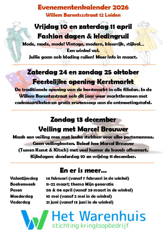 Evenementenkalender 2026